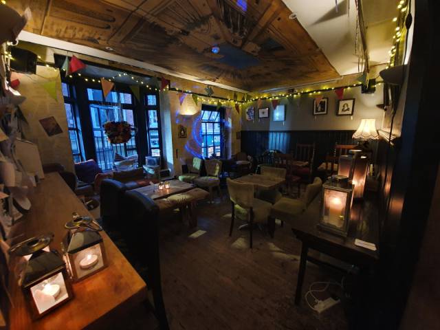 Aroma main room at night